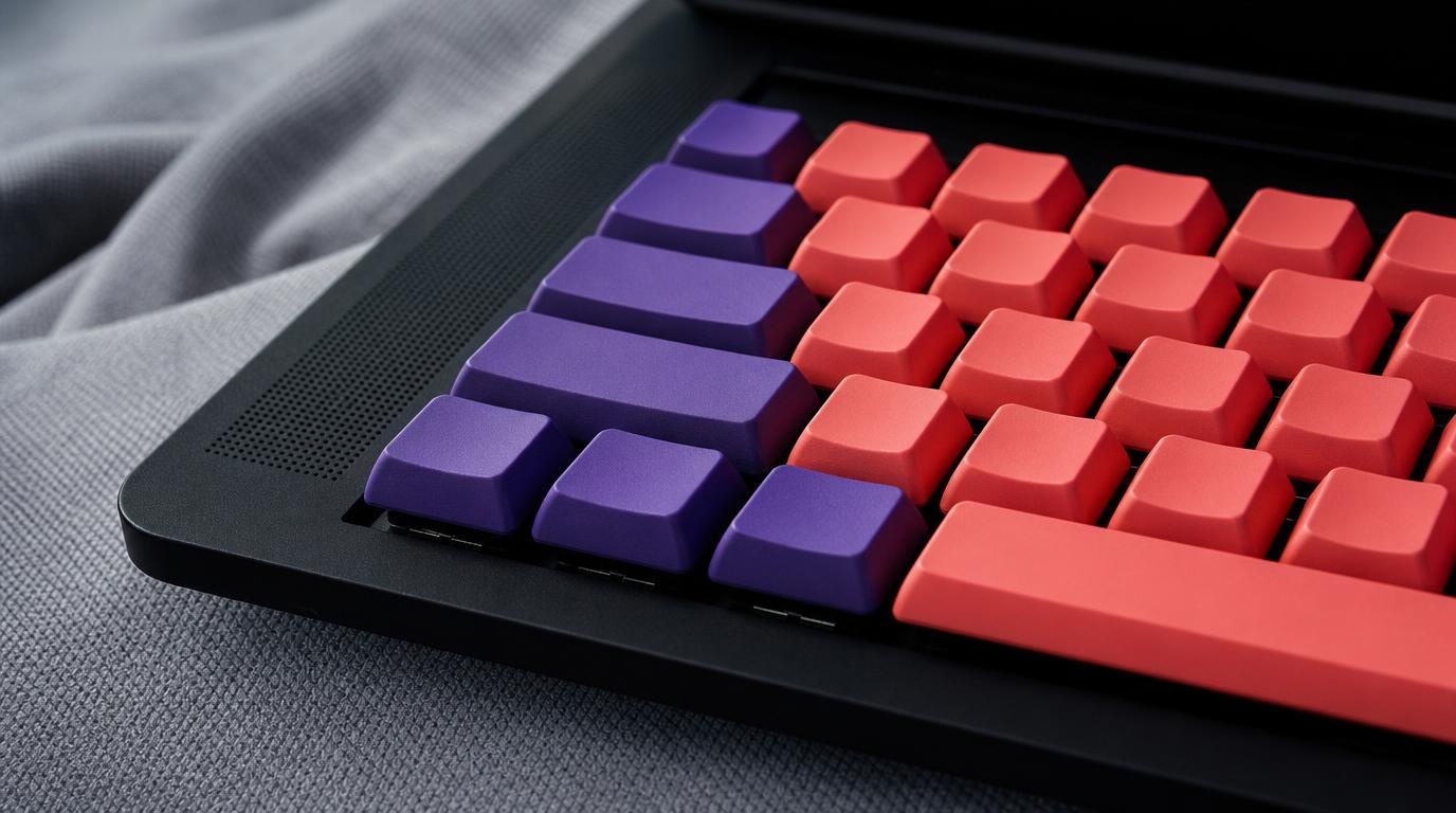 Lenovo IdeaPad Vibe laptop cserélhető, egyedi színű billentyűzetkupakokkal